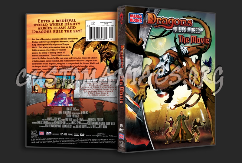 Dragons Metal Ages The Movie dvd cover