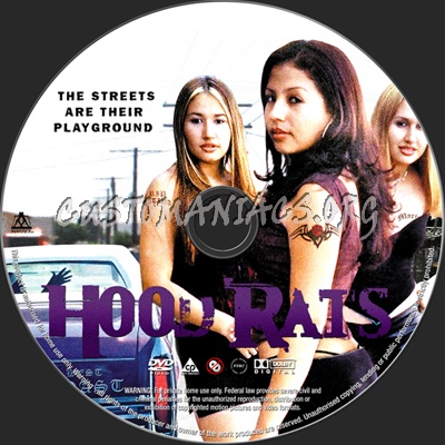 Hoodrats dvd label