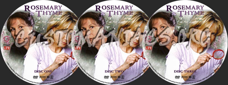 Rosemary & Thyme: Series 1 dvd label