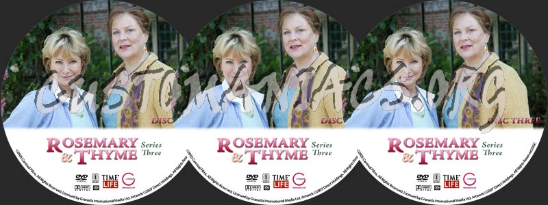 Rosemary & Thyme: Series 3 dvd label