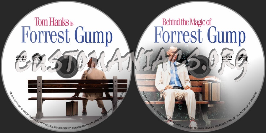 Forrest Gump dvd label