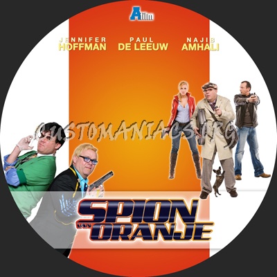 Spion van Oranje dvd label