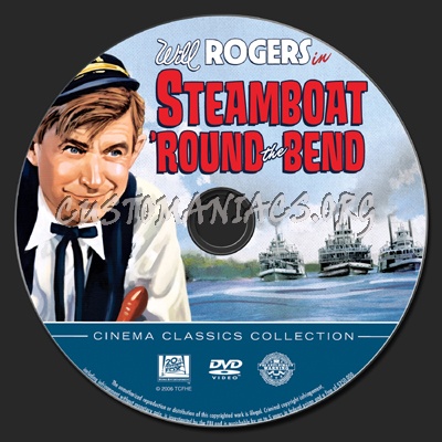 Steamboat Round the Bend (Will Rogers Collection 1) dvd label