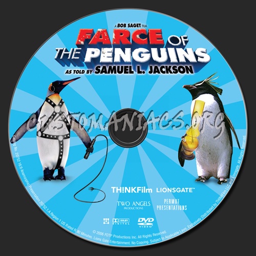 Farce of the Penguins dvd label