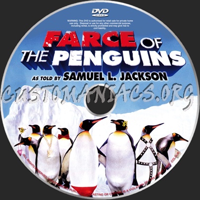 Farce Of The Penguins dvd label