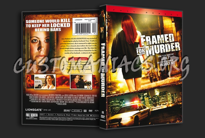 Framed For Murder dvd cover