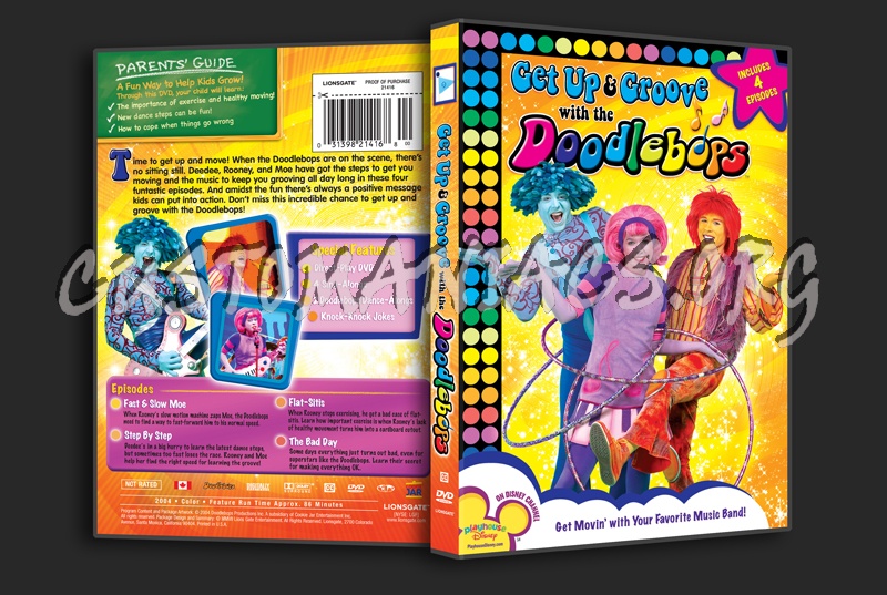 Get Up & Groove with the Doodlebops dvd cover