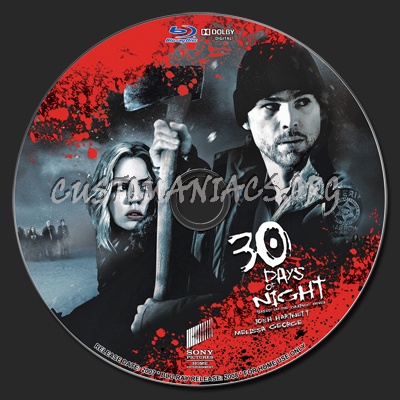 30 Days of Night blu-ray label