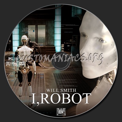 I, Robot dvd label