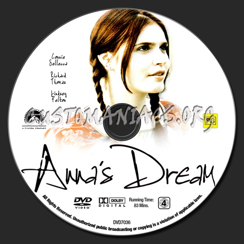 Anna's Dream dvd label