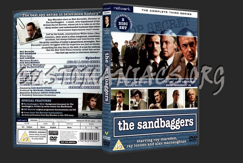 The Sandbaggers: Series 3 dvd cover