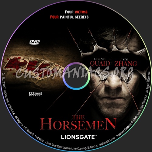 The Horsemen dvd label