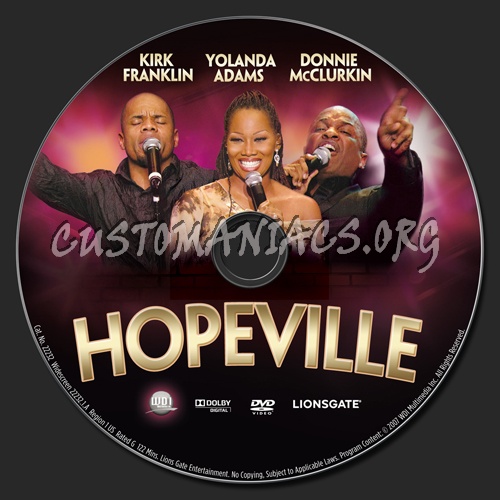 Hopeville dvd label