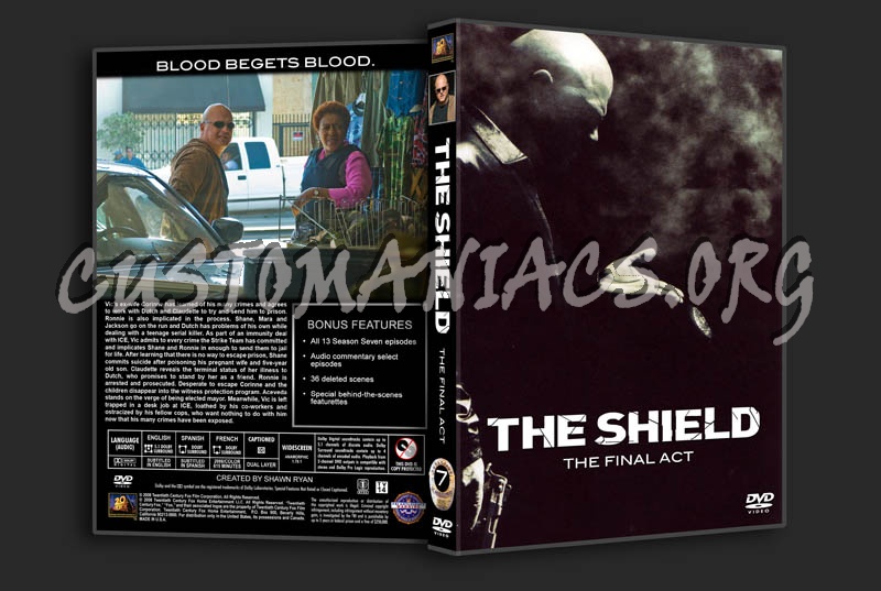 The Shield Season 7 dvd cover