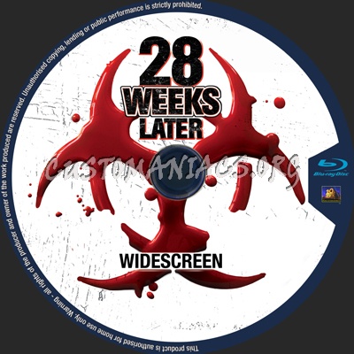 28 Weeks Later.. blu-ray label