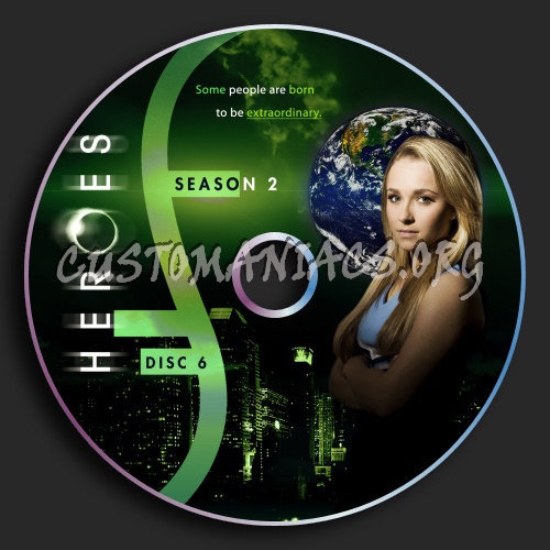 Heroes Season 2 Disc 6 dvd label