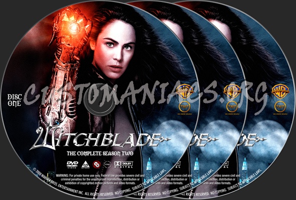 Witchblade Season 2 dvd label