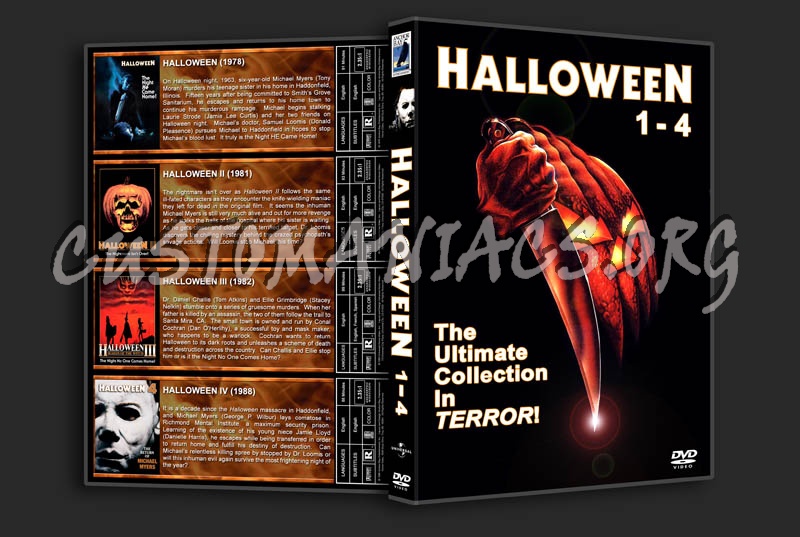 Halloween 1-4 dvd cover