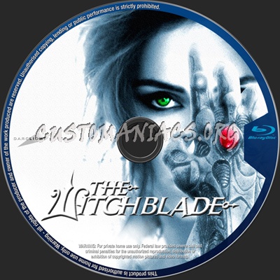 The Witchblade blu-ray label