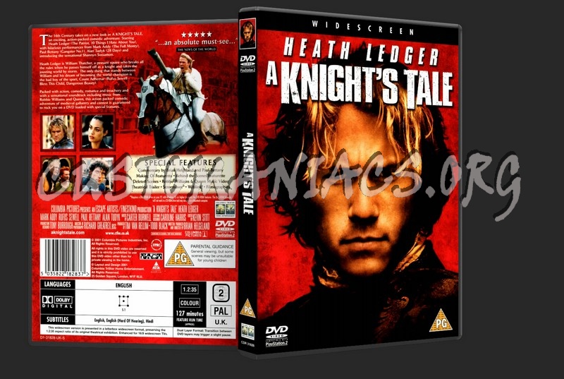 A Knight's Tale dvd cover