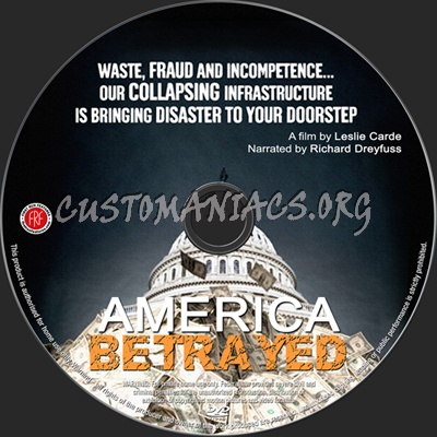 America Betrayed dvd label