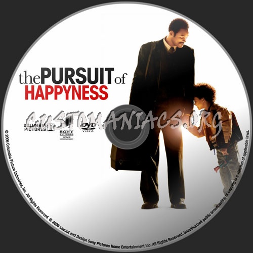 The Pursuit Of Happyness dvd label