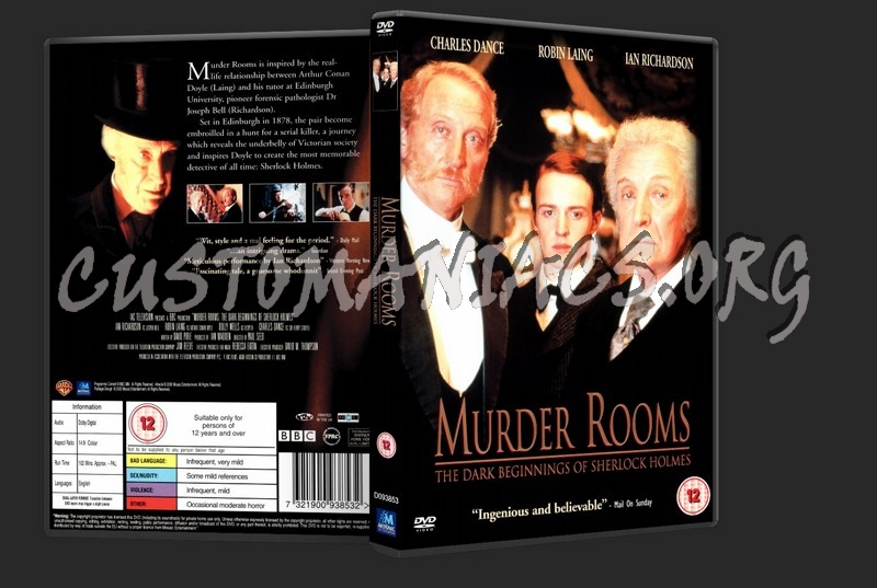 Murder Rooms: The Dark Beginnings Of Sherlock Holmes dvd cover