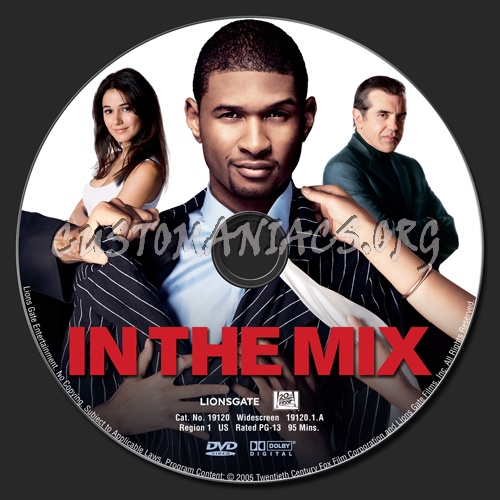 In the Mix dvd label