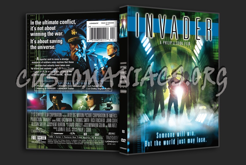 Invader dvd cover