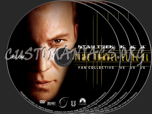 Star Trek Fan Collective Time Travel dvd label