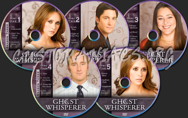 Ghost Whisperer Season 3 dvd label