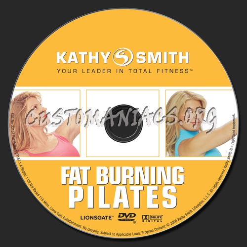 Kathy Smith Fat Burning Pilates dvd label