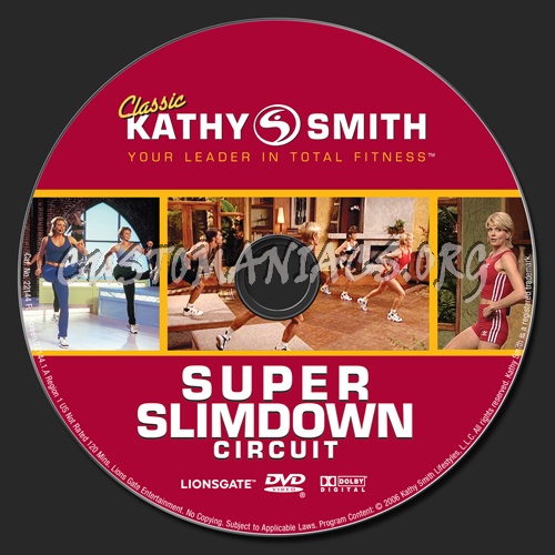 Kathy Smith Super Slimdown Circuit dvd label