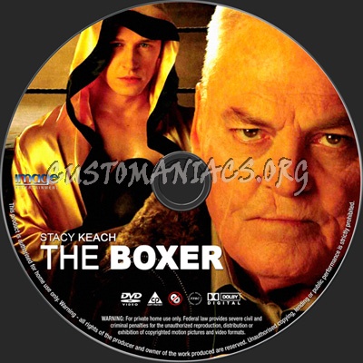 The Boxer dvd label