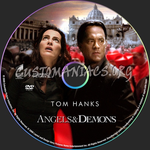 Angels & Demons dvd label