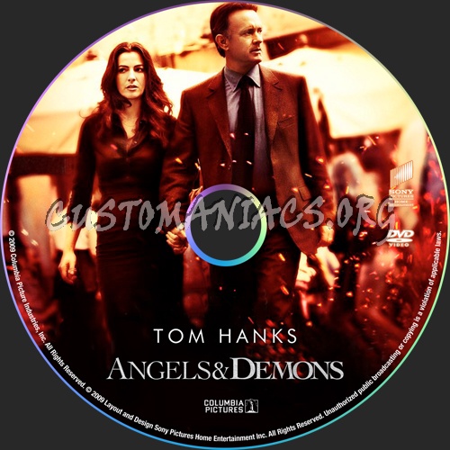 Angels & Demons dvd label