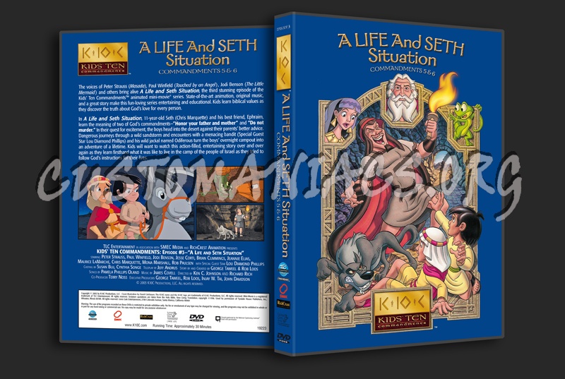 Kids Ten Commandments 5 & 6 - A Life and Seth Situation dvd cover