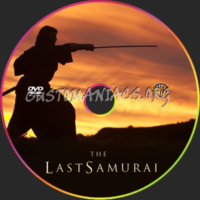 The Last Samuray dvd label