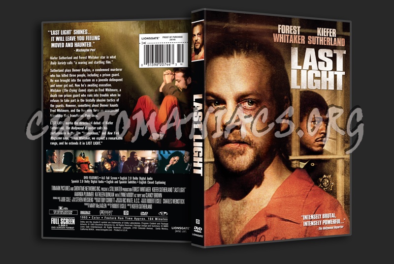 Last Light dvd cover