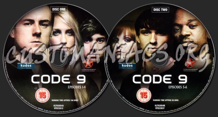 Spooks Code 9 dvd label