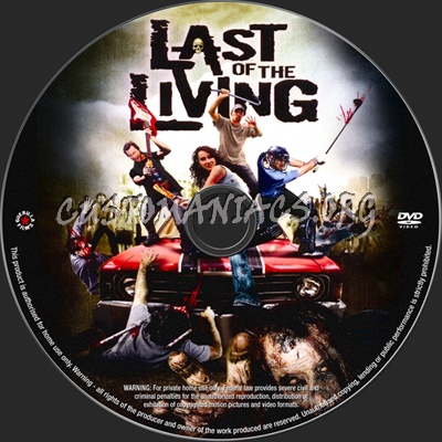 Last of the Living dvd label