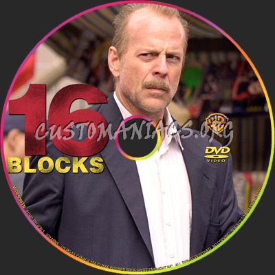 16 Blocks dvd label