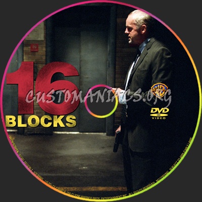 16 Blocks dvd label