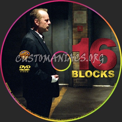 16 Blocks dvd label