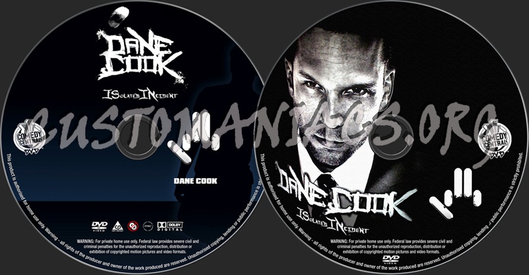 Dane Cook Isolated Incident dvd label