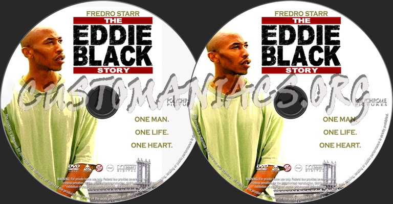 The Eddie Black Story dvd label