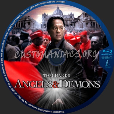 Angels & Demons blu-ray label