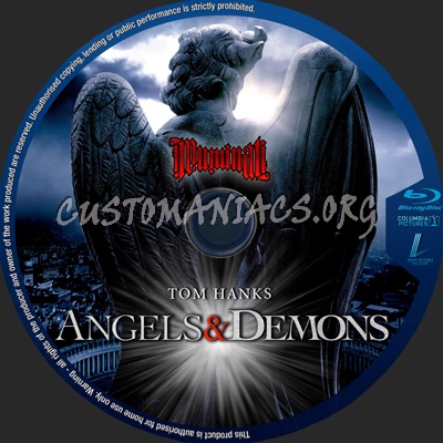 Angels & Demons blu-ray label