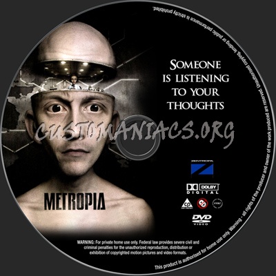 Metropia dvd label