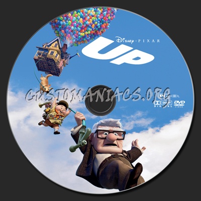 Up dvd label